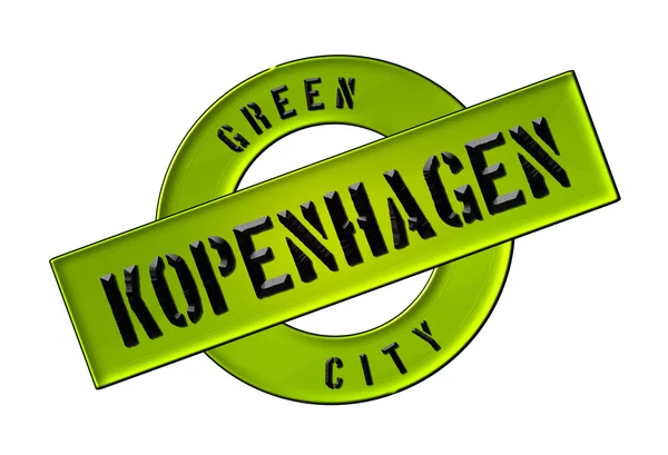 Şehir Kopenhag yeşil — Stok fotoğraf