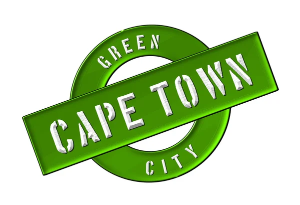 Zelené město Kapské město — Stock fotografie