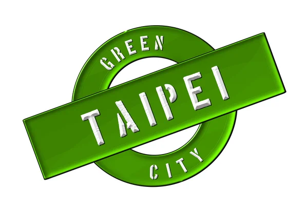 Zielone miasta Tajpej — Zdjęcie stockowe