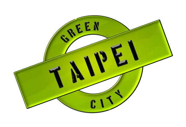 Zelené město taipei — Stock fotografie