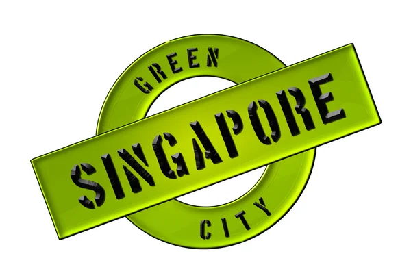 Singapur şehir yeşil — Stok fotoğraf
