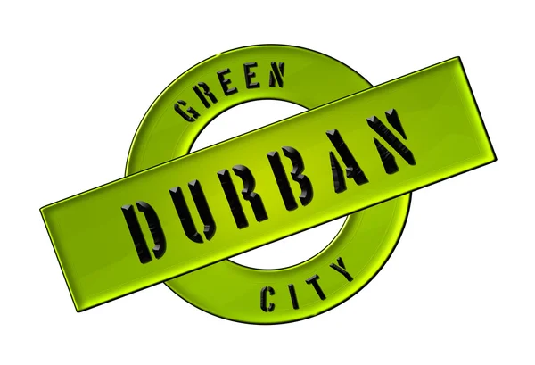 Zelená města durban — Stock fotografie