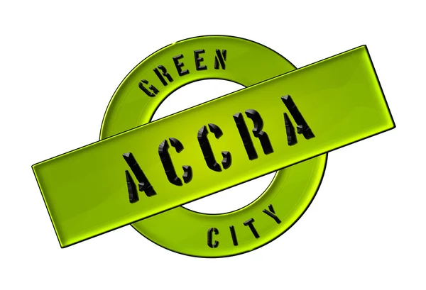 緑の都市アクラ — ストック写真