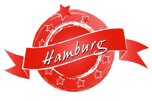 Grunge real - HAMBURG — Fotografia de Stock