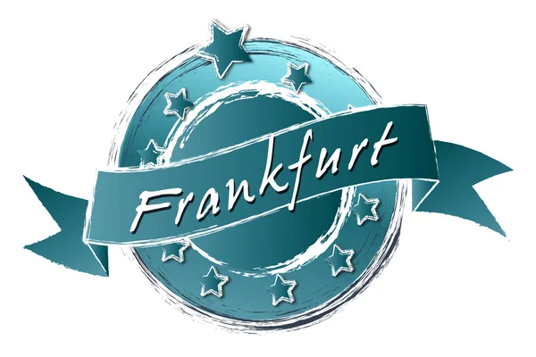 Grunge real - FRANKFURT — Fotografia de Stock