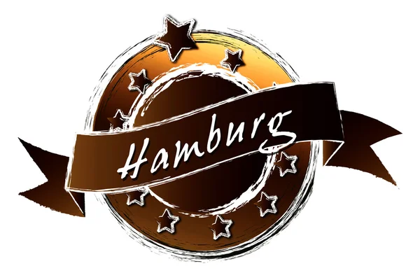 Koninklijke grunge - hamburg — Stockfoto