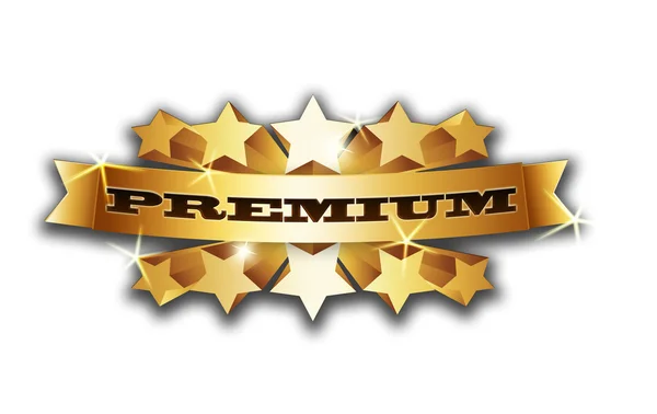 GOLDEN BANNER - premium — Stock Photo, Image