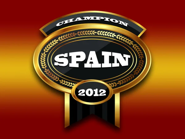 MEDAL - Espanha 2012 — Fotografia de Stock