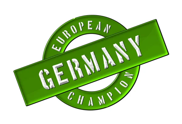 유럽 챔피언-독일 — 스톡 사진