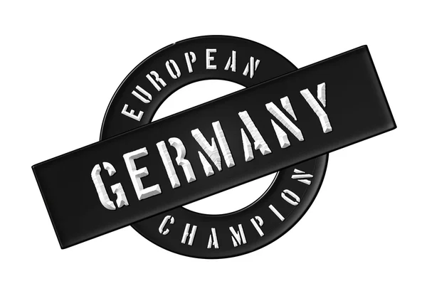 유럽 챔피언-독일 — 스톡 사진