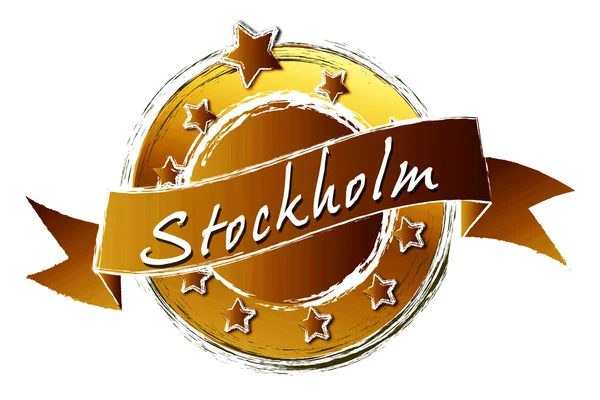 Královská grunge - stockholm — Stock fotografie