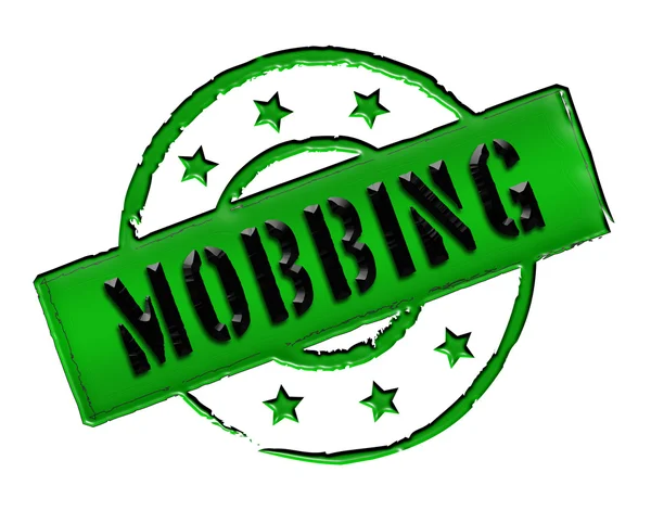 Pieczęć - mobbing — Zdjęcie stockowe