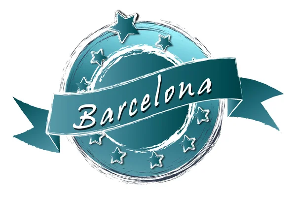 Królewski gród - barcelona — Zdjęcie stockowe