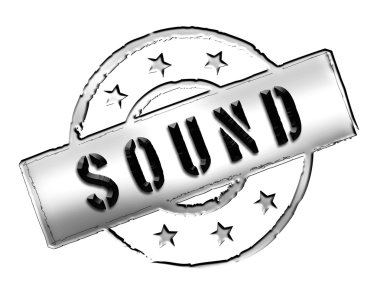 Stamp - SOUND clipart