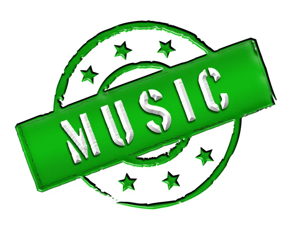 stock image Stamp - MUSIC