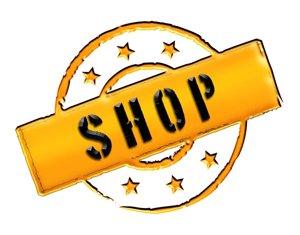 stock image Stamp - SHOP