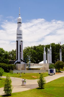 Exhibit at U.S. Space and Rocket Center in Huntsville, AL clipart