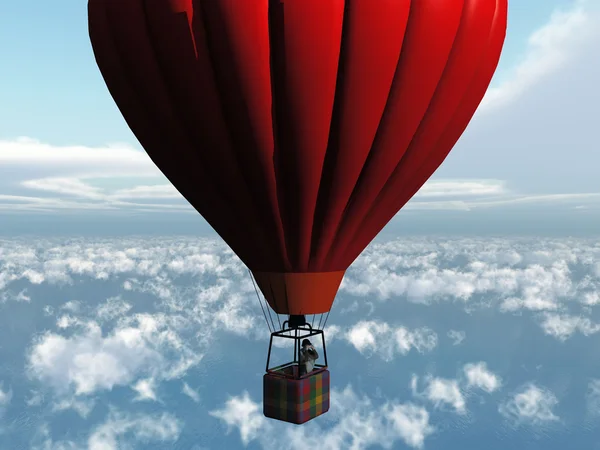 The red balloon — Stock Photo, Image