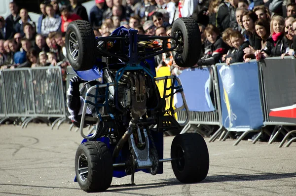Demonstration av fyrhjuling — Stockfoto