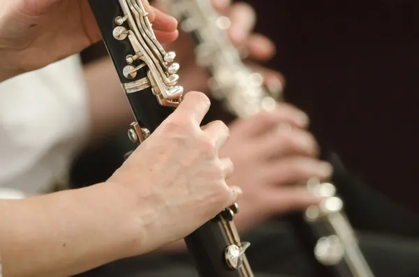 Clarinet players — Stock Photo, Image