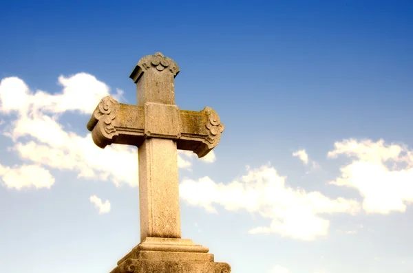 Een kruis begraafplaats — Stockfoto