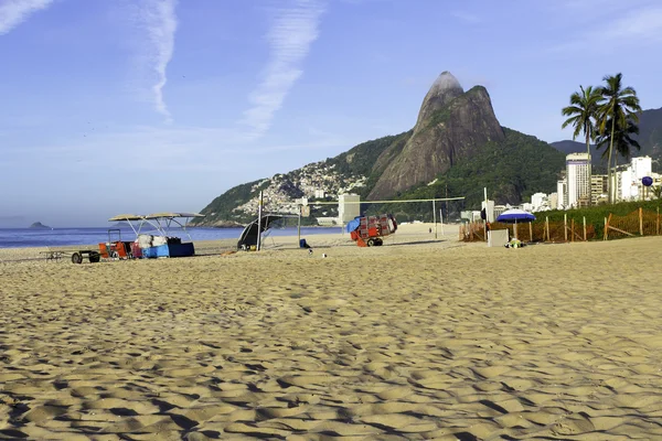 Ipanema beach in de ochtend — Stockfoto