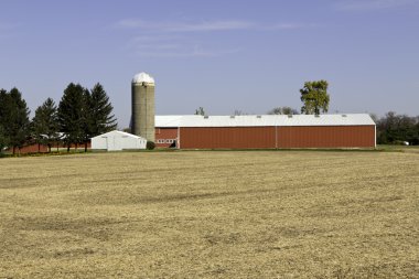 Typical american farm clipart