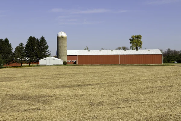 典型的美国农场 — 图库照片
