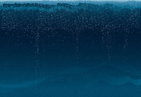 深い青色の海 — ストックベクタ
