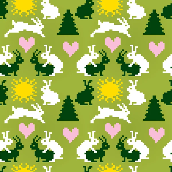 Lapins amoureux — Image vectorielle