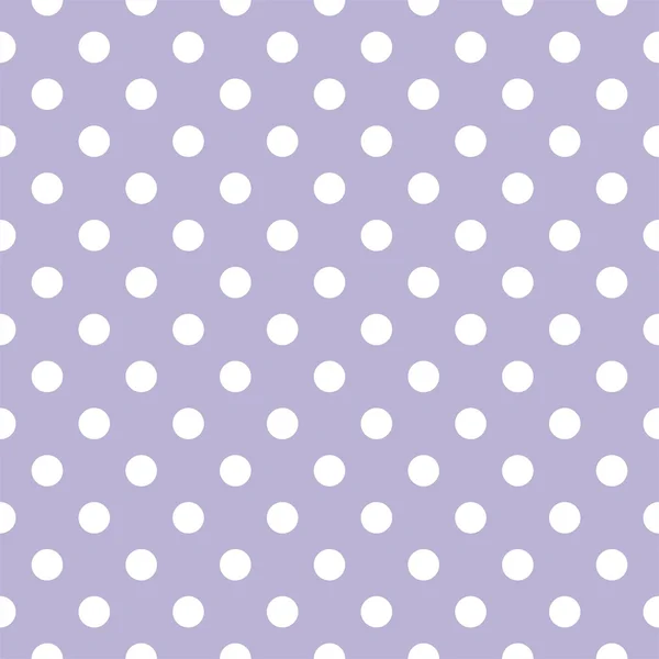 Pontos de polca no fundo violeta luz padrão vetorial sem costura retro — Vetor de Stock