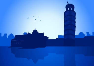 Pisa Skyline clipart