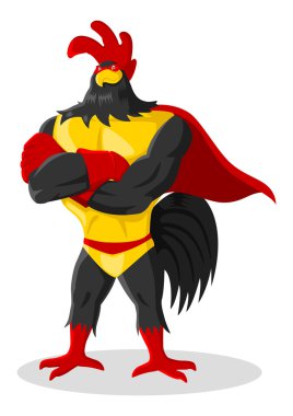 Super Rooster clipart