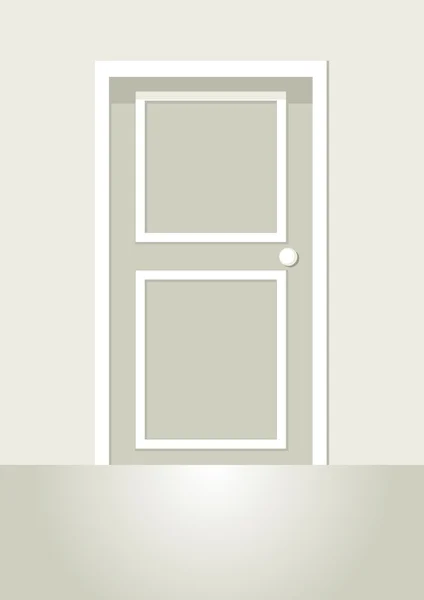 Puerta blanca — Archivo Imágenes Vectoriales