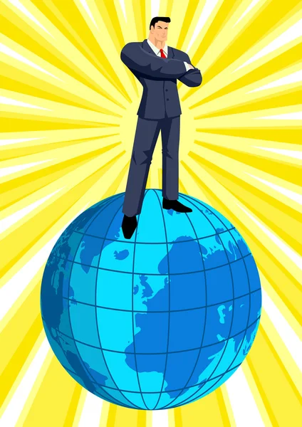 On Top Of The World — Stock Vector