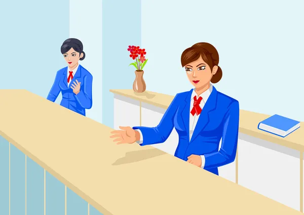 Front Office — Stock Vector