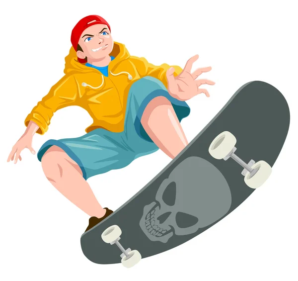 Skateboarding — Stock Vector