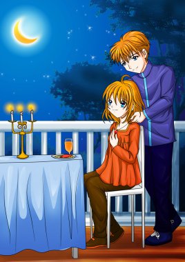 Romantic Moment clipart