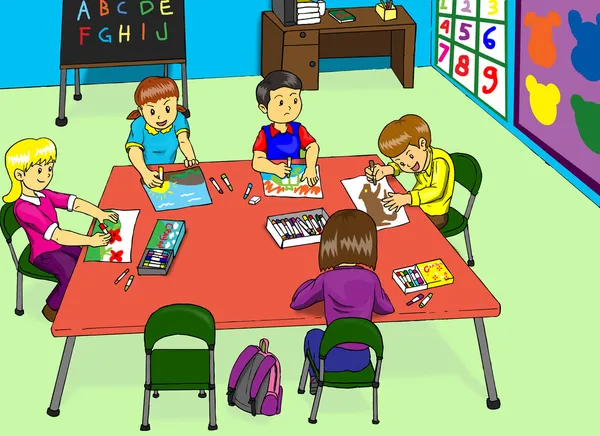 Kindergarten Classroom — Stock Photo, Image