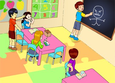 Kindergarten Classroom clipart