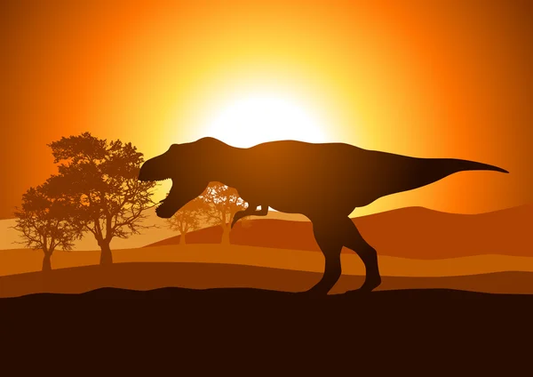 ティラノサウルス — ストックベクタ