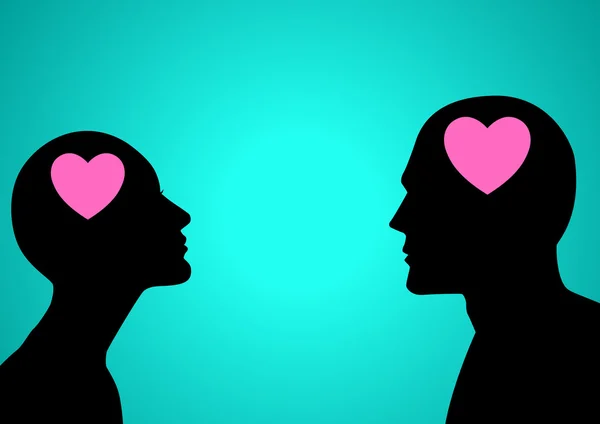 Pensez amour — Image vectorielle