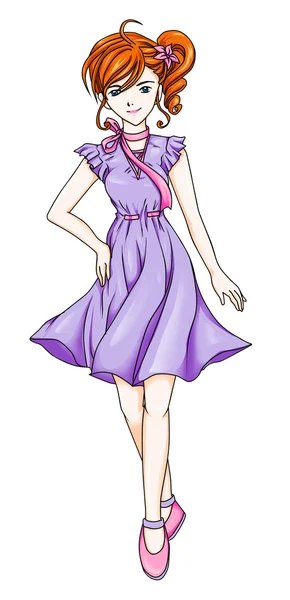 Anime Mode Mädchen — Stockfoto