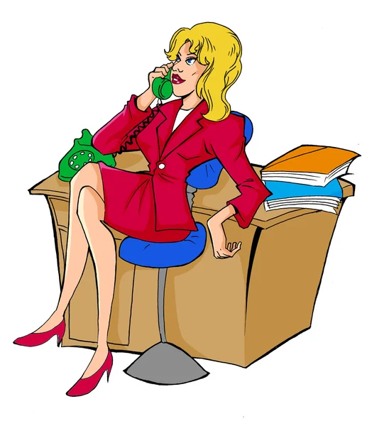 Businesswoman On The Phone — Stock Photo, Image