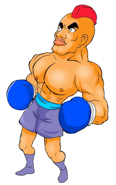 Ein Boxer — Stockfoto