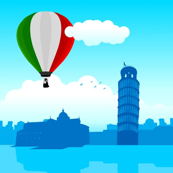 Pisa İtalya — Stok Vektör