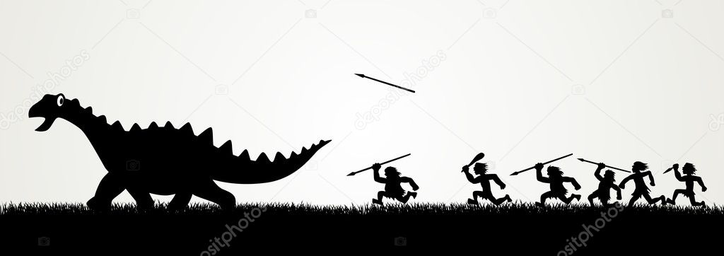 Hunting a Dinosaur