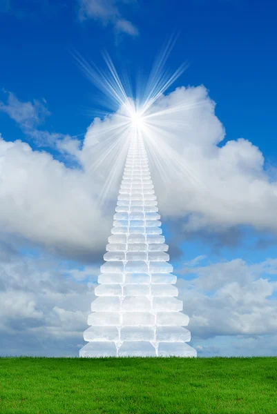 Stairs in sky — Stock Photo, Image