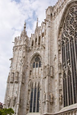 Cathedral of Milan in Italy, Europe clipart