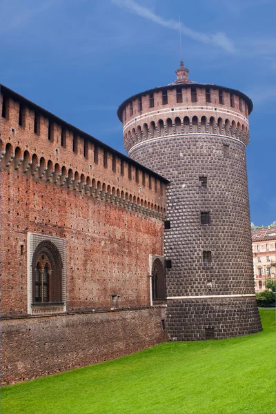 Castello sforzesco, Milaan — Stockfoto